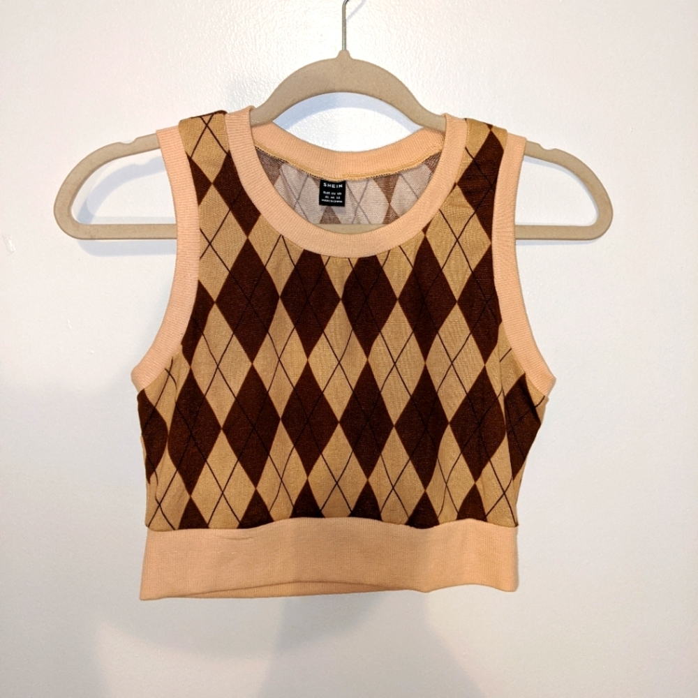Argyle sweater vest